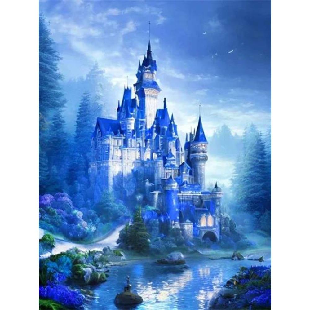 DIY полная круглая алмазная живопись вышивка крестиком 3D милый котенок животное сцена домашний деко художественное здание алмазная живопись 5d алмазная живопись