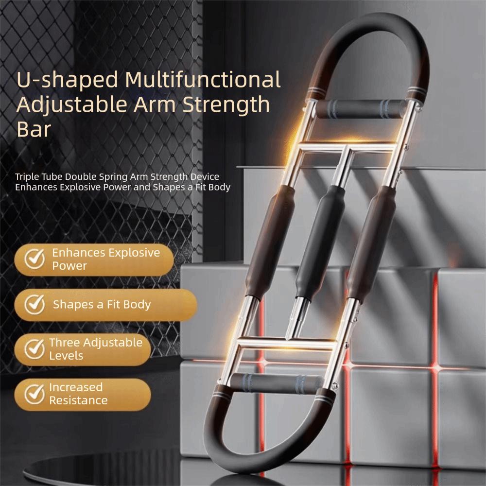 U-Shaped Arm Trainer Adjustable Chest Workout Equipment Chest Expander Indoor Workout
