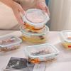 Churong Microwave-Safe Round Glass Food Container