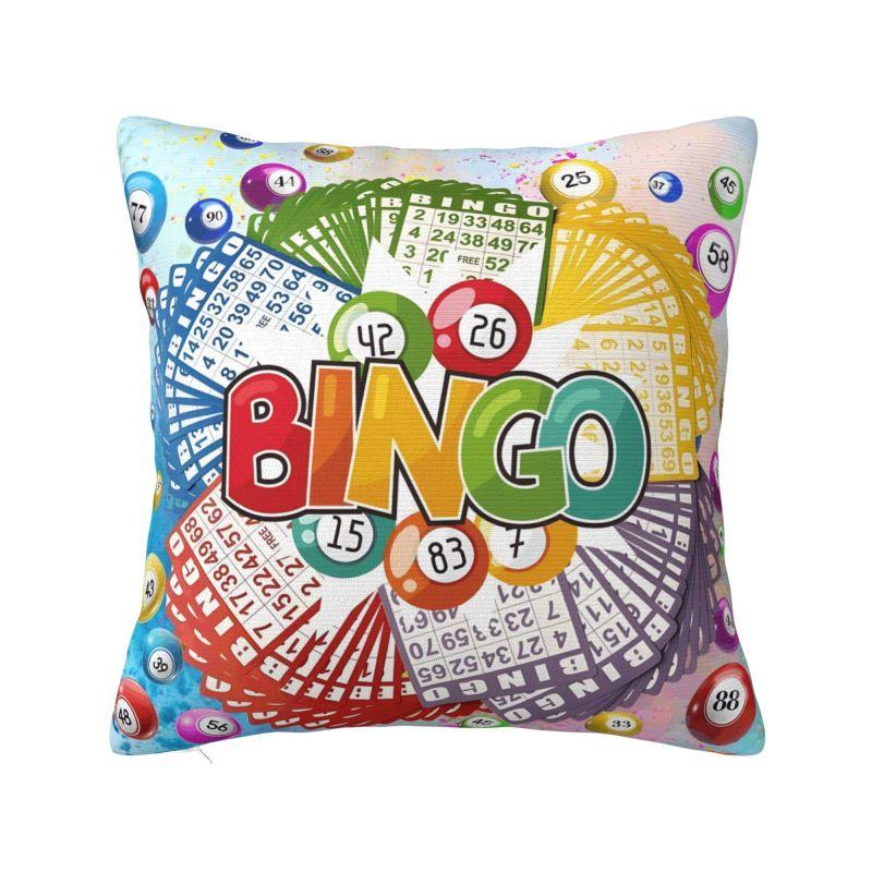 Nordic Hot Game Bingo Cushion Cover cm Velvet Throw Pillow Case for Living Room Bedding Sofa Pillowslip