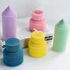 Простые геометрические полосатые формы для свечей из смолы, ручной работы, цилиндрические формы для ароматерапевтических свечей, силиконовые формы, DIY, поделки из мастики