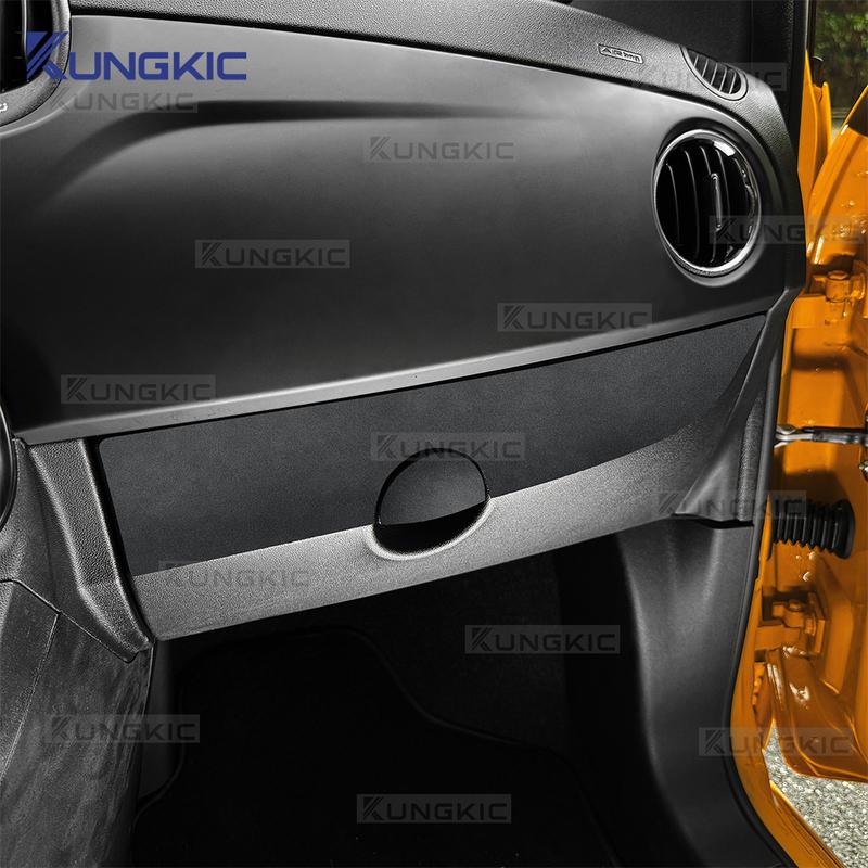 Верхняя замшевая наклейка LHD RHD Для Fiat 500 2008-2024 Abarth 595/695 2012-2024 Салонный аксессуар: отделка ящика для пассажира на переднем сиденье