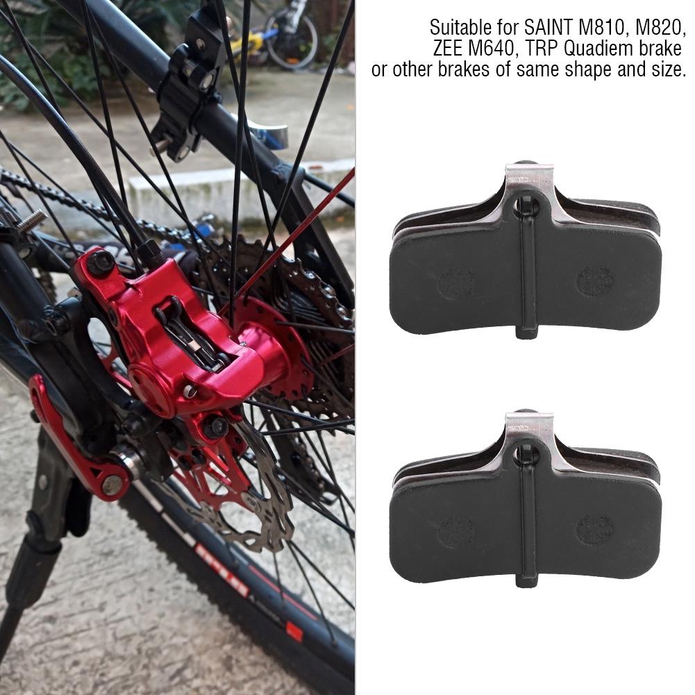 4 Pairs Resin, Disc Brake Pads Bike saint brake pads Semi Metal disc m810 Parts Pad Set