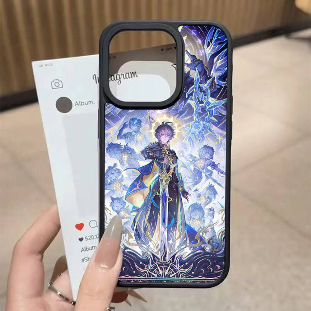 Горячая игра Honkai Star Rail Фейнон Черный Жесткий Пластиковый Чехол Для Телефона Для Iphone 17 Air 16 15 14 13 12 11 Pro Max PC TPU