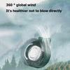 Leafless Mini Clip Fan Neck Waist Fan Air Cooling Usb 3 Speeds Fan Portable Air Cooler Rechargeable Outdoor Personal Fan