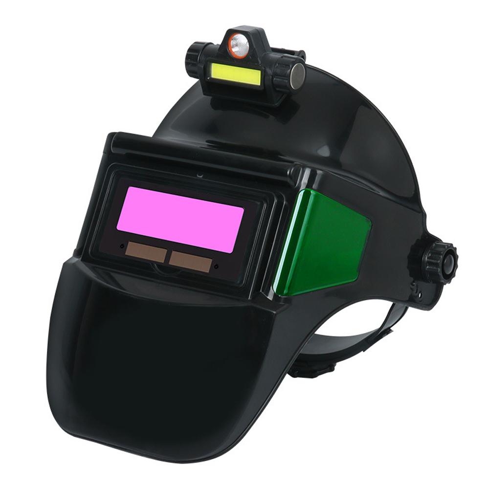 Automatic Dimming PC Welding Facemask Large View True Color Welding Facemask 130 Celsius  High Temperature
