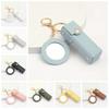 Lipstick Storage Box Mini Cosmetic Bag with Mirror Key Chain Simple Lipstick Bag  Girls