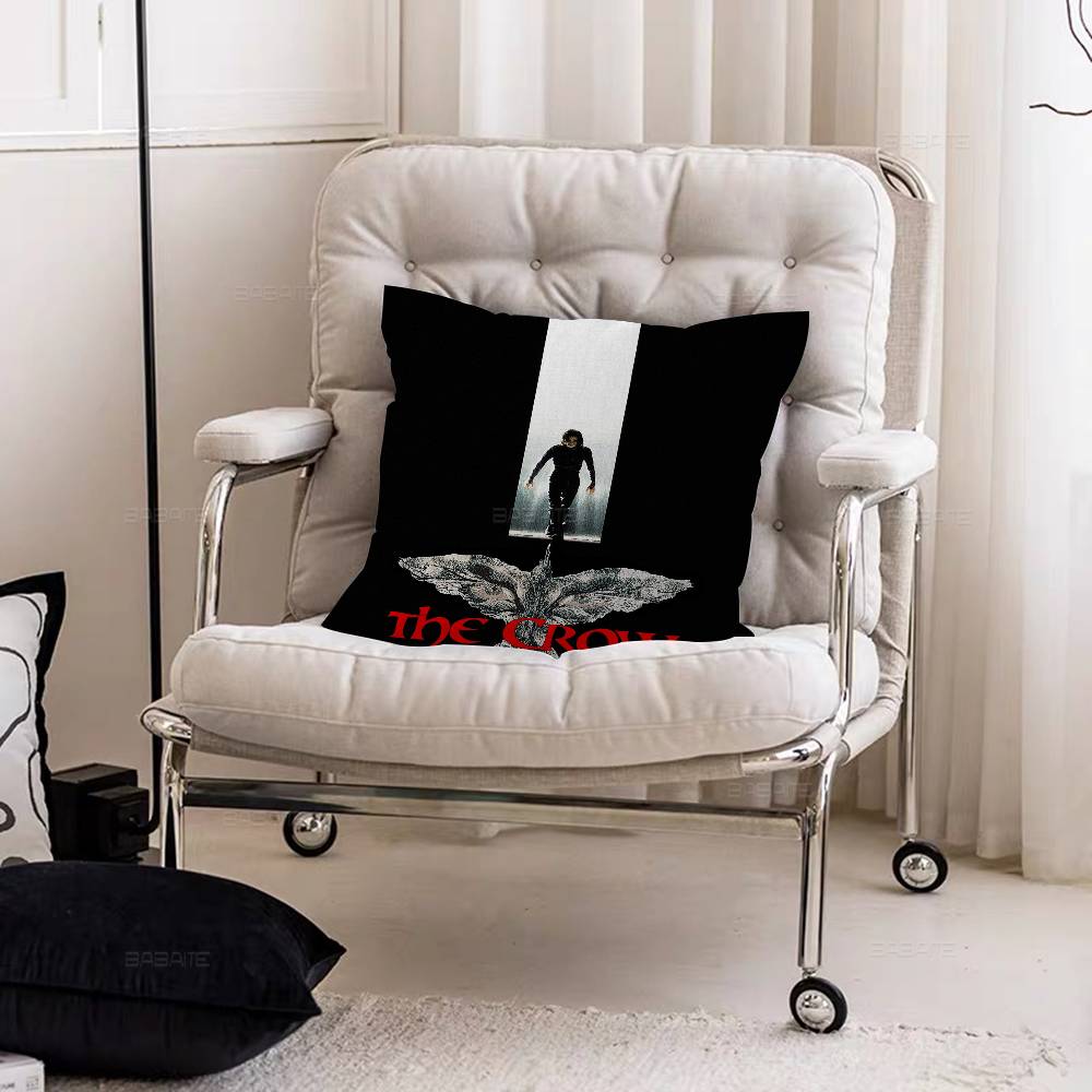 Classic Movie T-The Crow Pillow Gift Home Office Decoration Bedroom Sofa Car Cushion Cover case 45x45