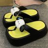 Модные летние тапочки из ЭВА на толстой подошве, женские домашние тапочки на платформе, верхняя одежда для женщин, легкие нескользящие милые шлепанцы с героями мультфильмов