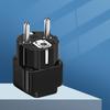 Converter Plug Reliable 10A Solid Color Power Adapter European Standard Conversion Plug Travel Adapter Travelers Accessory
