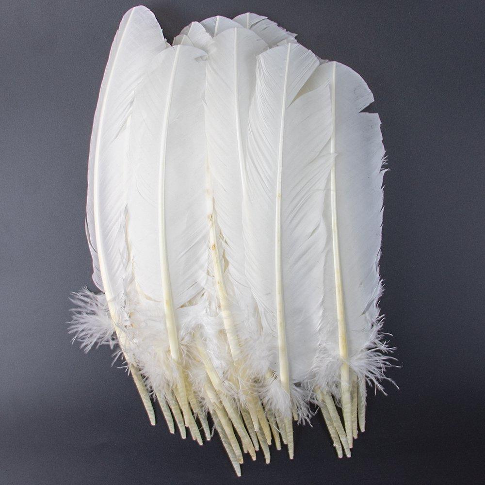 Natural Goose Feathers Dyed Multicolor Swan Feather for Crafts Wedding Jewelry Party Accessories 15-20cm/6-8 Inch