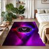 Anti‑Slip Crystal Velvet Floor Rug, Inter Miami Cf Design Carpet for Indoor Living Bedroom Home Decoration