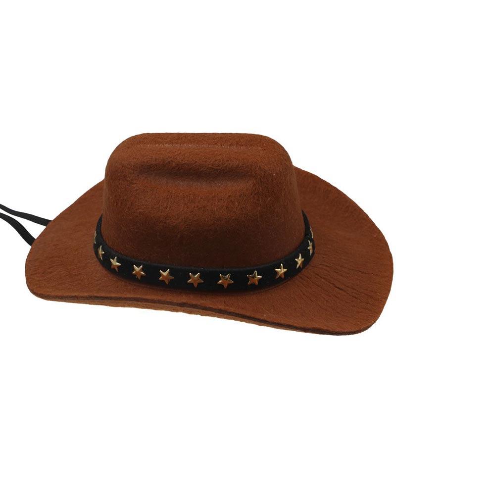 Кошачья шляпа ковбоя в западном стиле, шляпа ковбоя в британском стиле для питомцев, регулируемый мягкий кошачий головной убор, нетканые питомцы, солнцезащитные шляпы, косплей