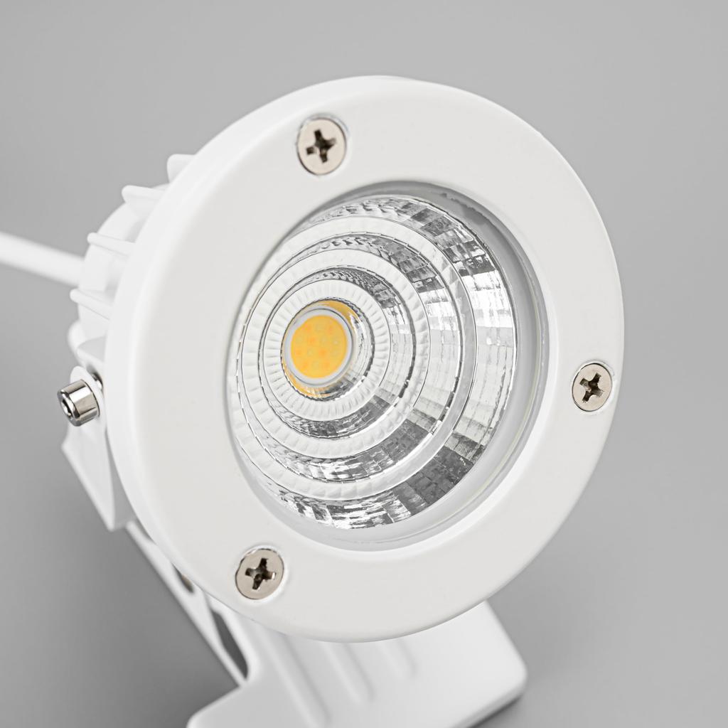 FSLiving 7W with remote light emitting color can be light bulb for blackboard LED clip piccolo cord length LED clip rainproof clip desk white body