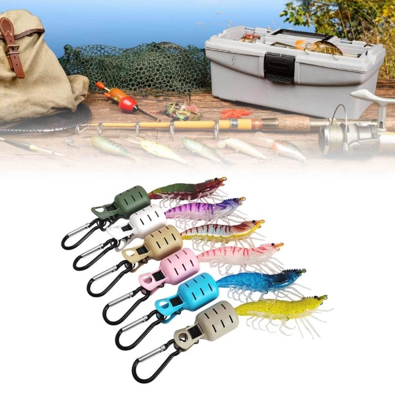 Squid Jig Hook Protector Squid Jig Cover Protector with Carabiner Squid Jig Baits Protector Fishing Tackle Easy to Use