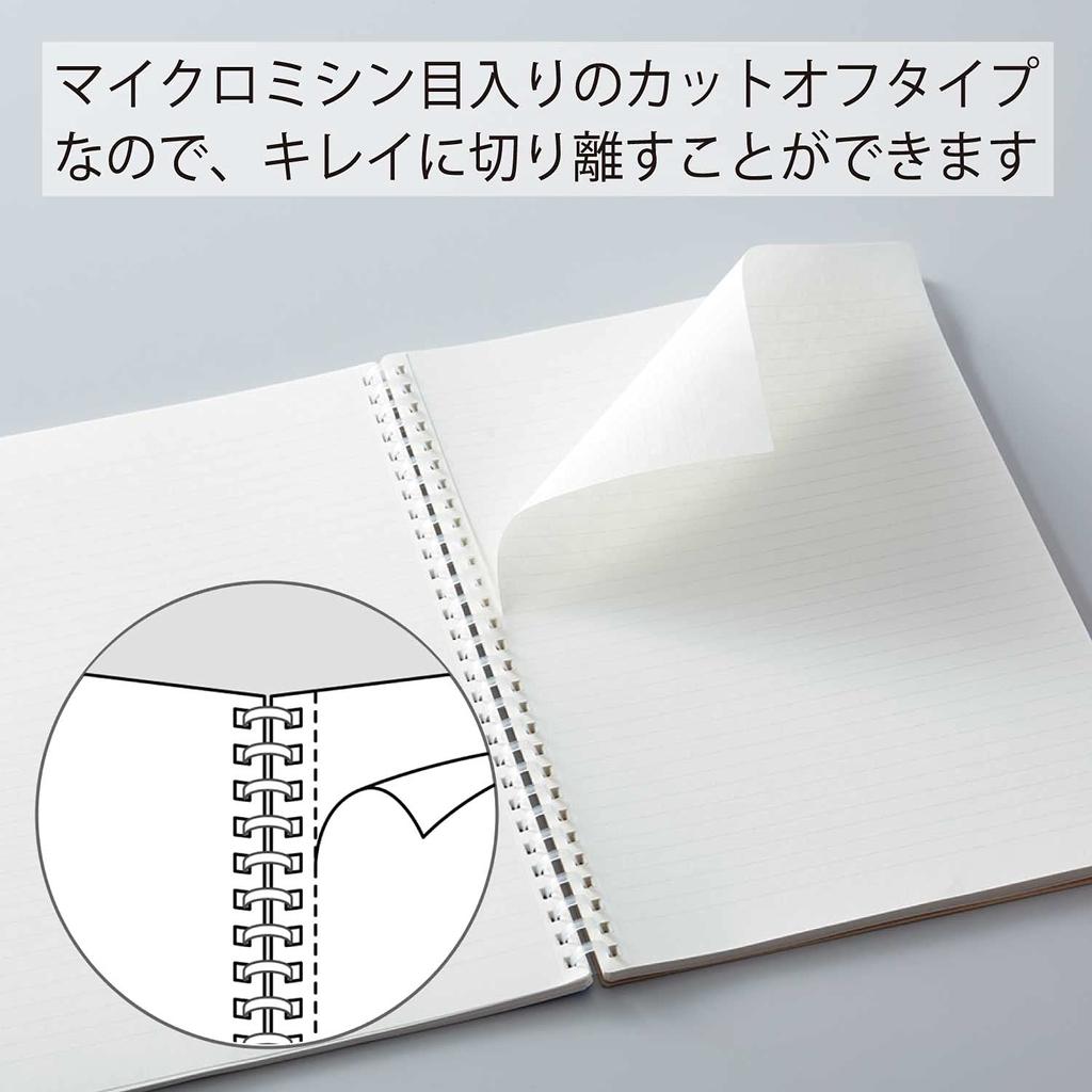 KOKUYO Note Soft Ring 80 Sheets Dot Ruled Semi-B5 Su-SV308BT-LB