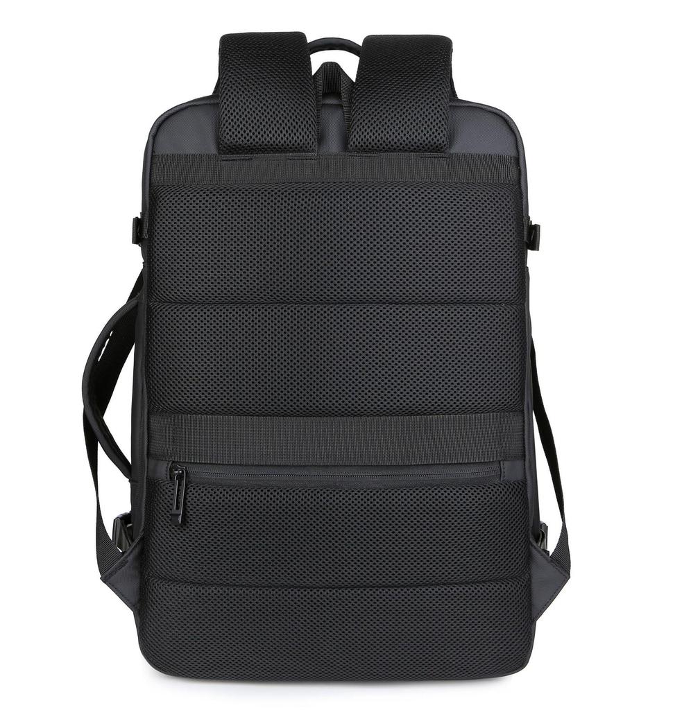 Расширяемый 17-дюймовый дорожный рюкзак: Большая вместимость, Модный, Многофункциональный для бизнеса, повседневной носки и походов