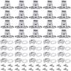 Gisafai Canvas Twist Lock Fasteners, Turn Button Fasteners, Eyelet and Stud Mounting Screws 20