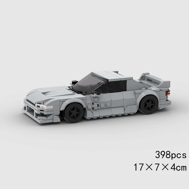 Скоростной кабриолет MOC Автомобиль Супергонка Техническое транспортное средство Модель Строительный блок Гоночный Раллийный Спортивный Кирпич Рождественский Подарок Игрушка Город
