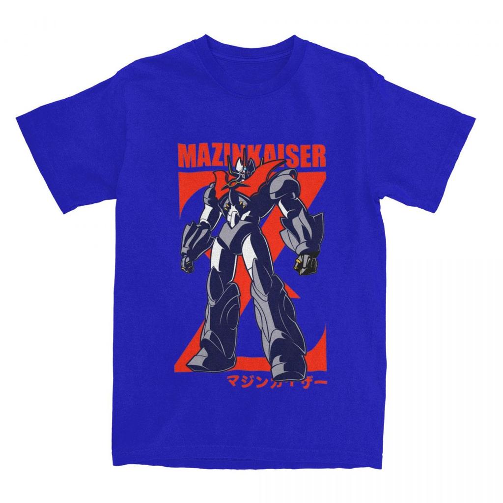 221 Mazinkaiser Full TShirts for Men Women Mazinger Z Humor 100 Cotton Tees Crewneck Short Sleeve T Shirts New Arrival Tops