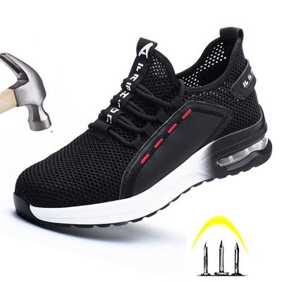 Со стальным носком, новая мужская рабочая защитная обувь, нерушимая обувь Ryder, легкие дышащие, устойчивые к ударам и проколам женские ботинки