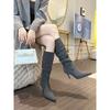 Elingstudio Babes Denim But Knee Boots Women's Fall 2025 Sword Boots
