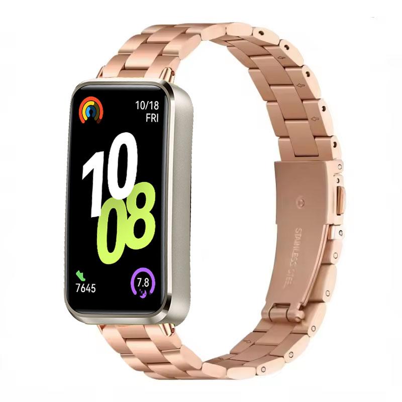 Металлический ремешок для Huawei Band 10 9 8 Умные часы Нержавеющая сталь Сменный браслет Наручный ремешок Для Huawei Band 8/9/10 Аксессуары