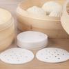 400Pcs Small Bamboo Steamer Liners, Non-stick Mini Steam Paper for Steamed Buns Dumplings(4in)