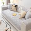 Утолщенный хлопковый чехол на диван для гостиной, нескользящее диванное полотенце, подушка для дивана, Г-образный коврик для дивана, подушка для сиденья, чехлы для диванов