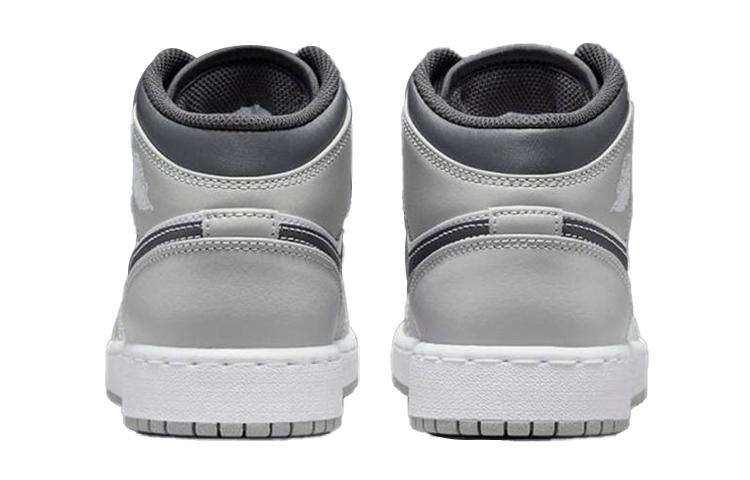 Jordan Детские кроссовки Jordan 1 Mid "Light Smoke Grey" 554725-078