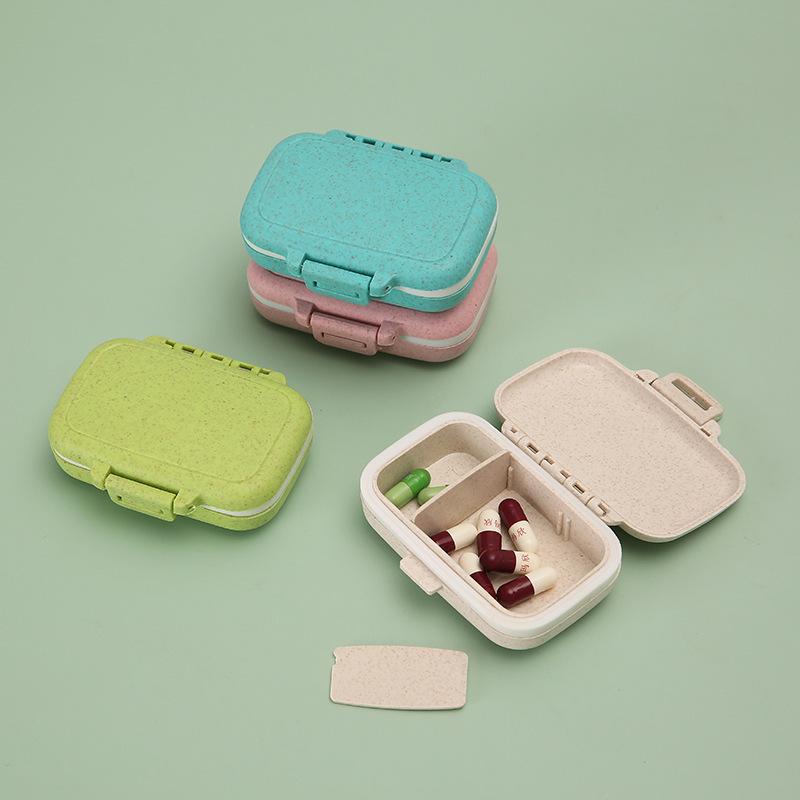 Mini Portable Pills Organizer Case 3 Grids PillBox Tablet Storage Container Weekly Medicine Pill's Box Pill Case Drug Dispense