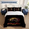 cobra Kai 3‑Piece Bedding Set Soft Microfiber Duvet Cover Pillowcases Comfortable Bed Linen for Bedroom Decoration