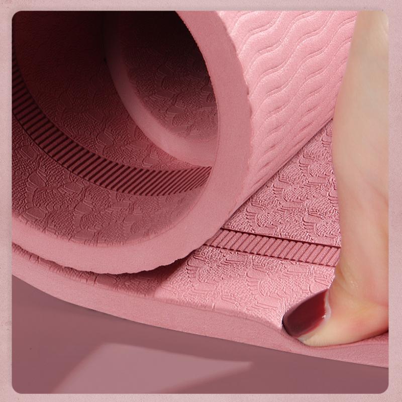 Утолщенная бесшумная скакалка 8 мм для фитнеса и спорта, звукоизоляционные и амортизирующие подушечки для скакалки в помещении, коврик для йоги