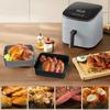 Квадратный силиконовый антипригарный коврик для аэрофритюрницы 5QT/6QT, подходит для квадратных корзин COSORI, многоразовый, термостойкий