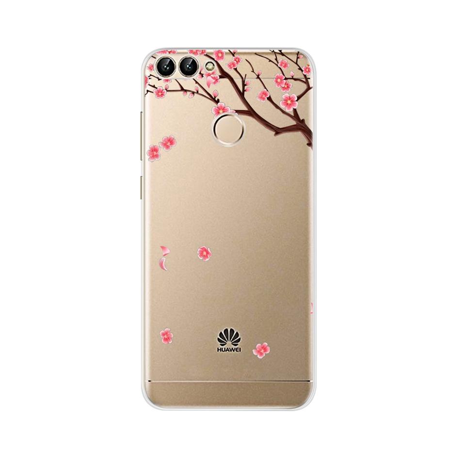 For Huawei P Smart 5.65inch Case Cute TPU Soft Silicone Back Cover Phone Case For Huawei P Smart 2018 FIG-LX1 PSmart Case