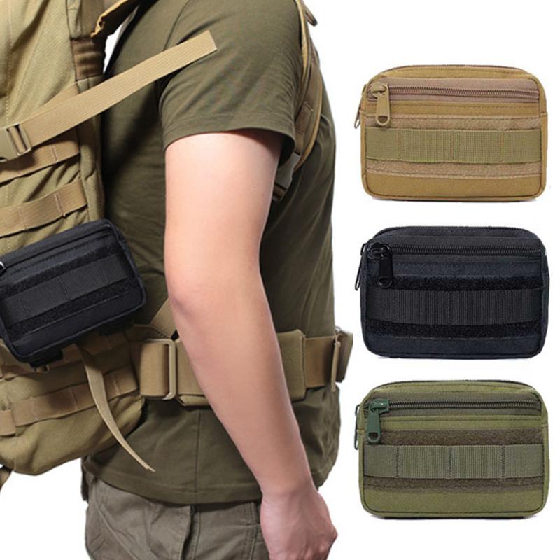 EDC Pack Men Molle Waist Belt Oxford Cloth Hip Pouch Fanny Pack Camping Hunting Accessories Utility Bag