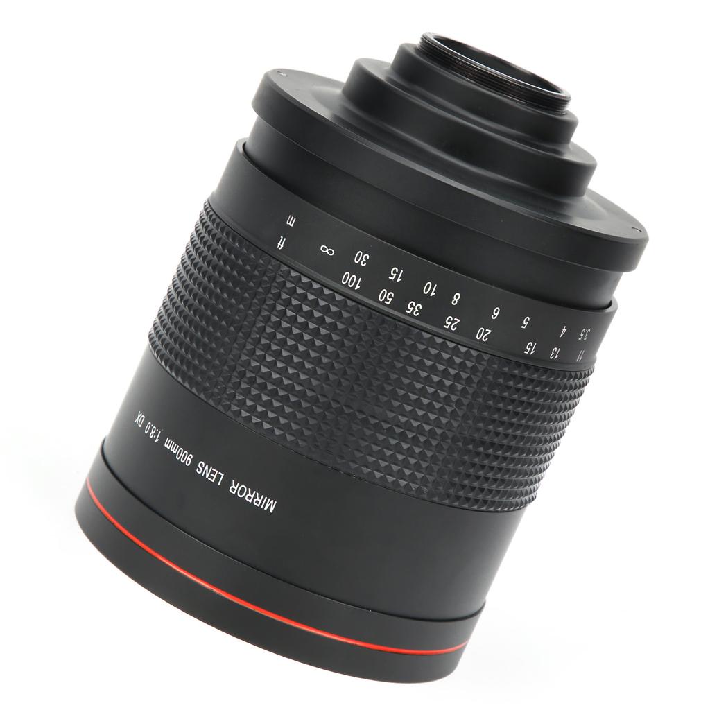 900mm F8.0 Super Telephoto Mirror Lens with Adapter Ring Fit for Olympus M43 Mount Camera