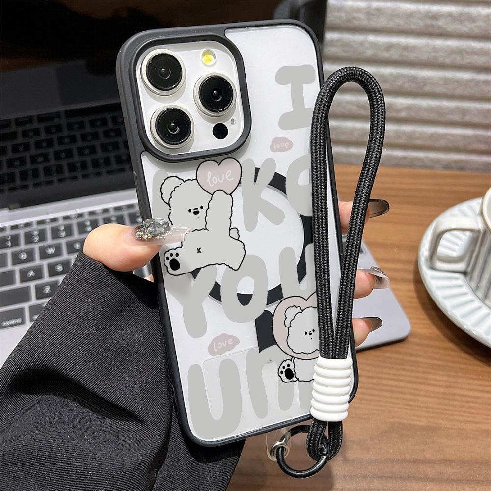 Магнитный чехол для телефона для iPhone 11 12 17 14 15 Pro Max 15 14 16 Pro13 14 15 16 Противоударный чехол Магнитное кольцо Mag-Safe Задняя крышка