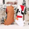 Рождественская собака подвесной подарочный пакет мультфильм собака носки украшение рождественская вечеринка подвески украшения реквизит YFA2098