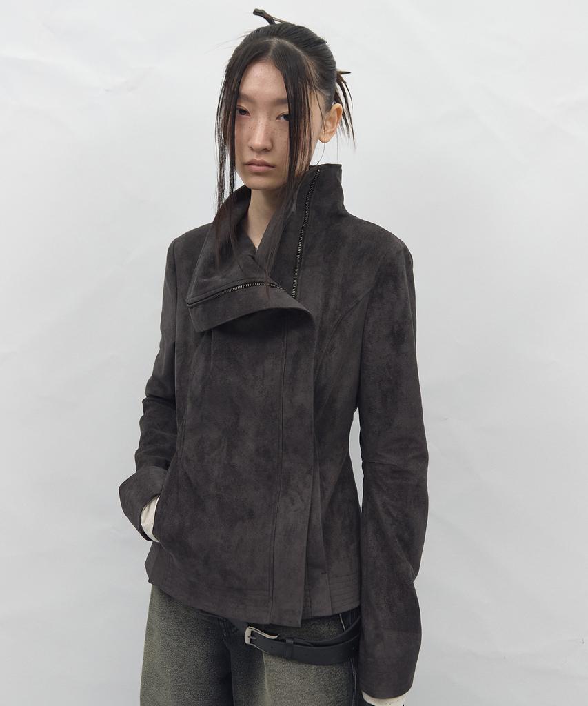 BLR Morph Suede Jacket Grey