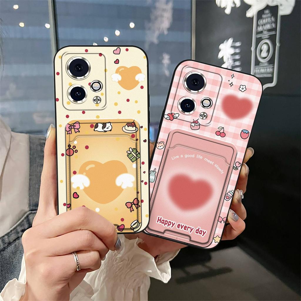 Card slot TPU Phone Case For Honor90 GT Dirt-resistant Silicone Durable Cute Waterproof Cartoon Anti-knock protective