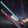 Spark & Sound Dueling Sword - Durable ABS Safe Material, Vibrant RGB Light-Activated Color Changing Blade