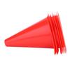 6pcs 18cm Soccer Training Cone Football Barriers Plastic Marker Holder Accessory (Red)