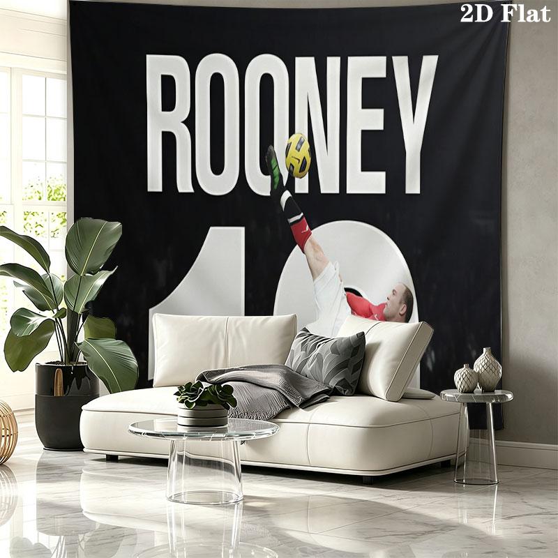 Rooney Wall tapestry, aesthetic printed fabric blanket, suitable for bedroom, living room, and home decor.