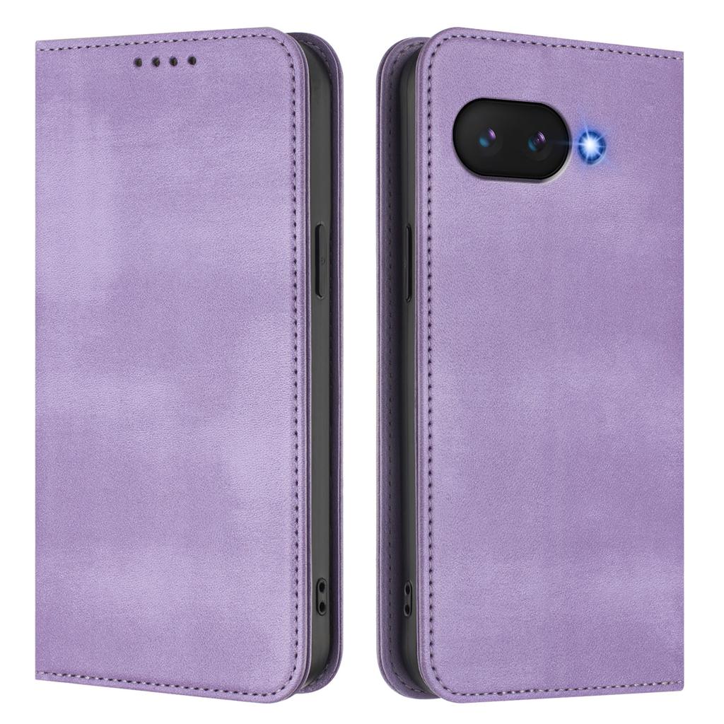 For Google Pixel 9a Wallet Cases Retro Texture RFID Blocking Leather Phone Cover