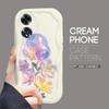 Для OPPO A17 A18 A38 A58 A98 Reno7 Z 8Z 8T 11F 11 Pro Realme 12 Lite 12 Pro C30 Balloon Flowers кремовая текстура мягкий силиконовый чехол для телефона