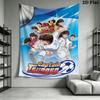 Captain Tsubasa Wall Tapestry Aesthetic Wall Hanging Printed Fabric Blanket Decorative Tapestries for Bedroom Living Room Home Decor