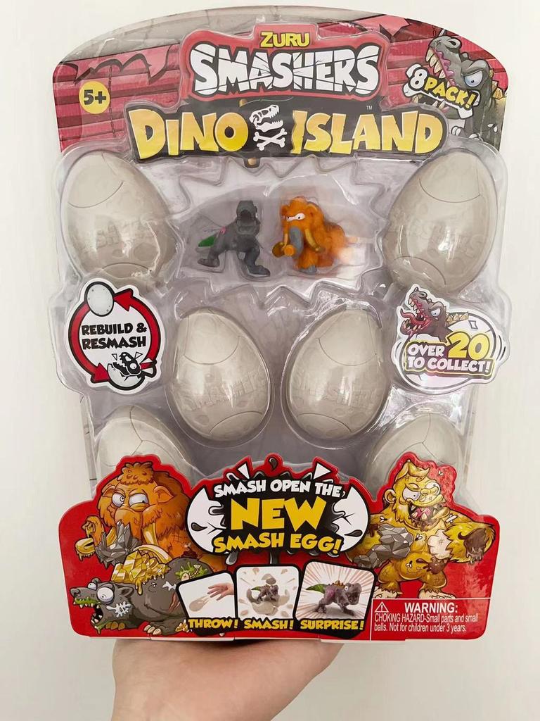 Набор игрушек-яиц Rainbocorns Dino Island для детей с пластиковой конструкцией
