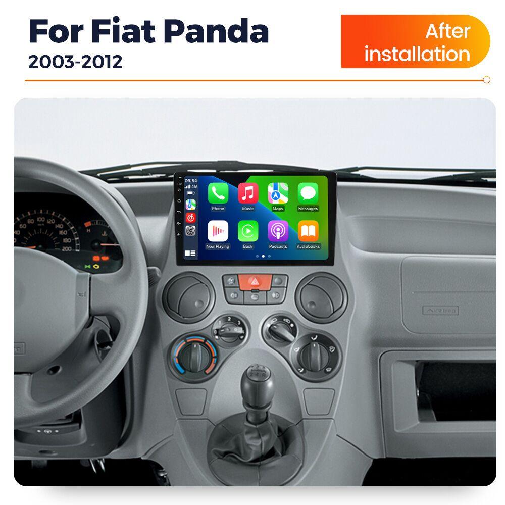 MEKEDE&NAVIFLY Android 14 Intelligent car radio system For Fiat Panda 169 2003 - 2012 Car play auto Multimedia Video Player GPS