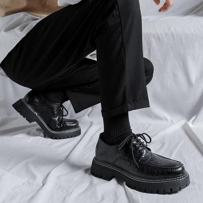 Корейские милые крутые туфли в британском стиле, большие кожаные туфли, женская обувь38-44